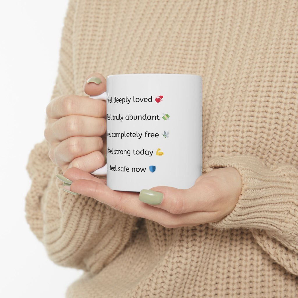 General Wellbeing – 10 Daily Affirmations Mug (11oz & 15oz)