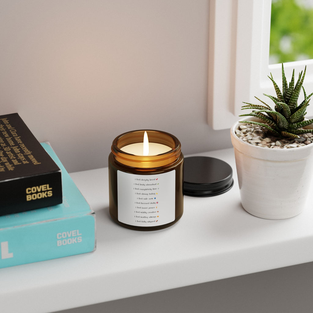 General Wellbeing – 10 Daily Affirmations Candle