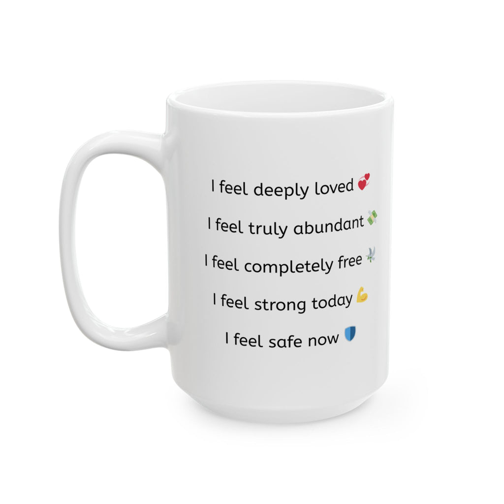 General Wellbeing – 10 Daily Affirmations Mug (11oz & 15oz)