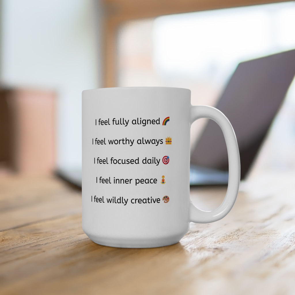 General Wellbeing – 10 Daily Affirmations Mug (11oz & 15oz)