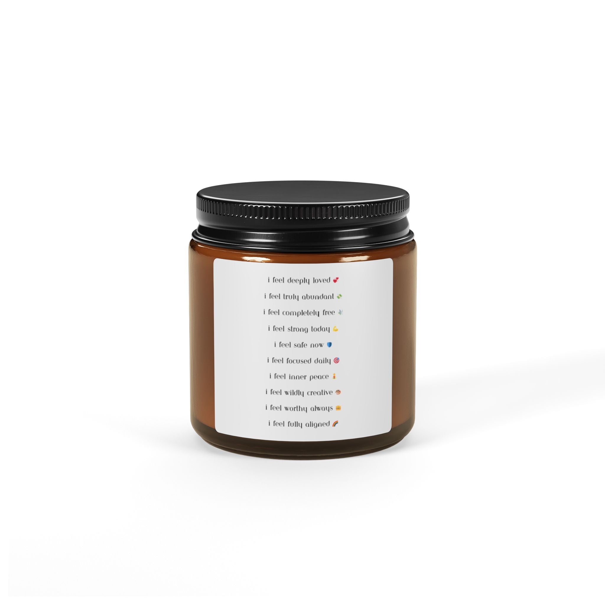 General Wellbeing – 10 Daily Affirmations Candle