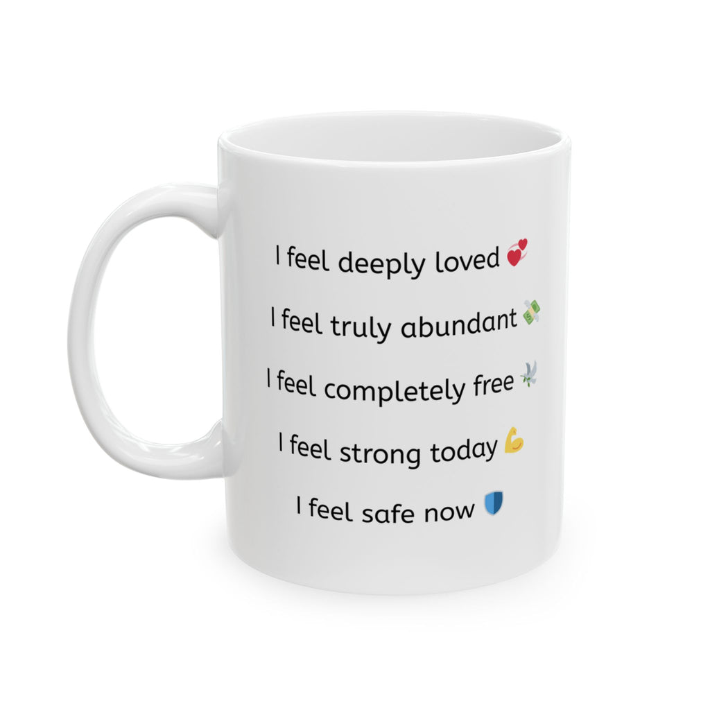 General Wellbeing – 10 Daily Affirmations Mug (11oz & 15oz)
