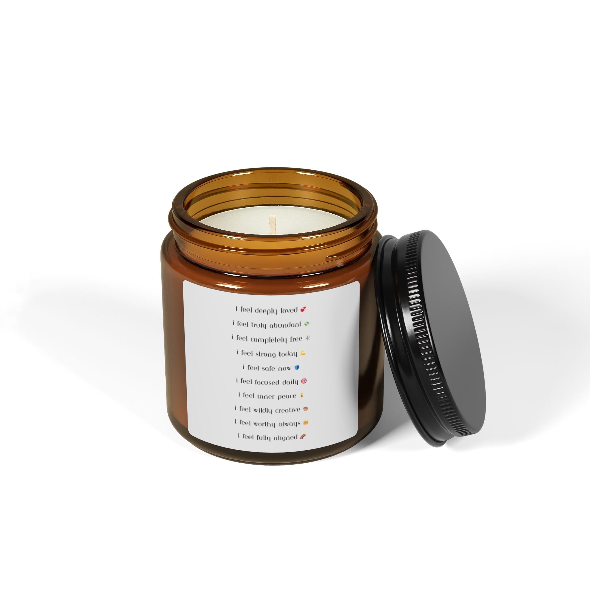 General Wellbeing – 10 Daily Affirmations Candle