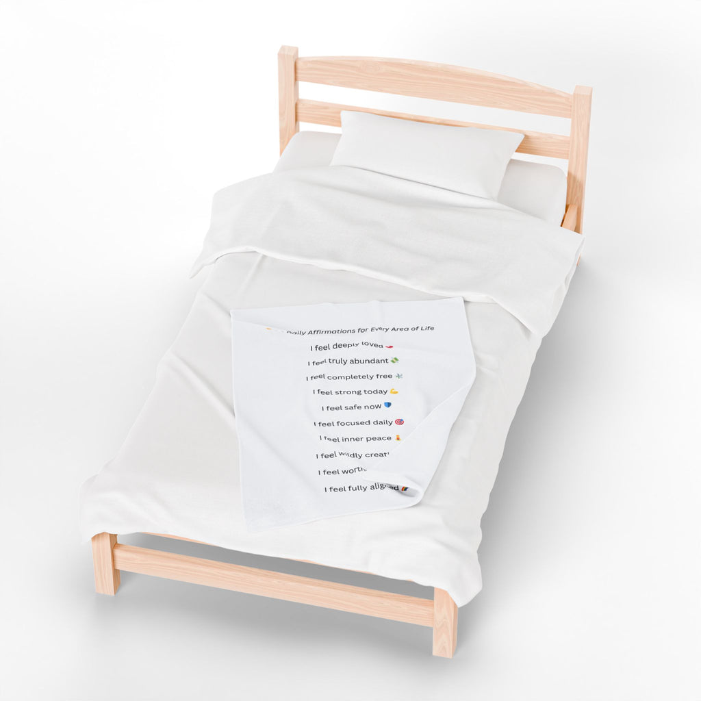 General Wellbeing – 10 Daily Affirmations Blanket
