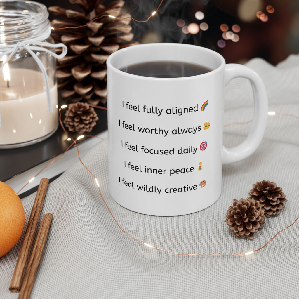General Wellbeing – 10 Daily Affirmations Mug (11oz & 15oz)